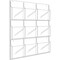 Safco Magazine Display Rack, 9 Pockets, 30"x2"x36-3/4", Clear SAF5603CL - alternate 4